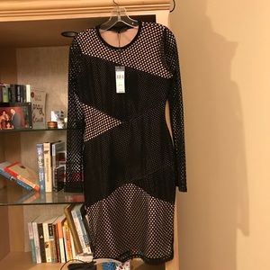 Lines open crocheted dress. NWT